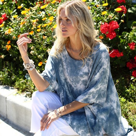 Oversized Tie Dye Cover Up - Picture 2 of 7